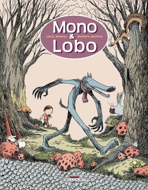 Mono y lobo